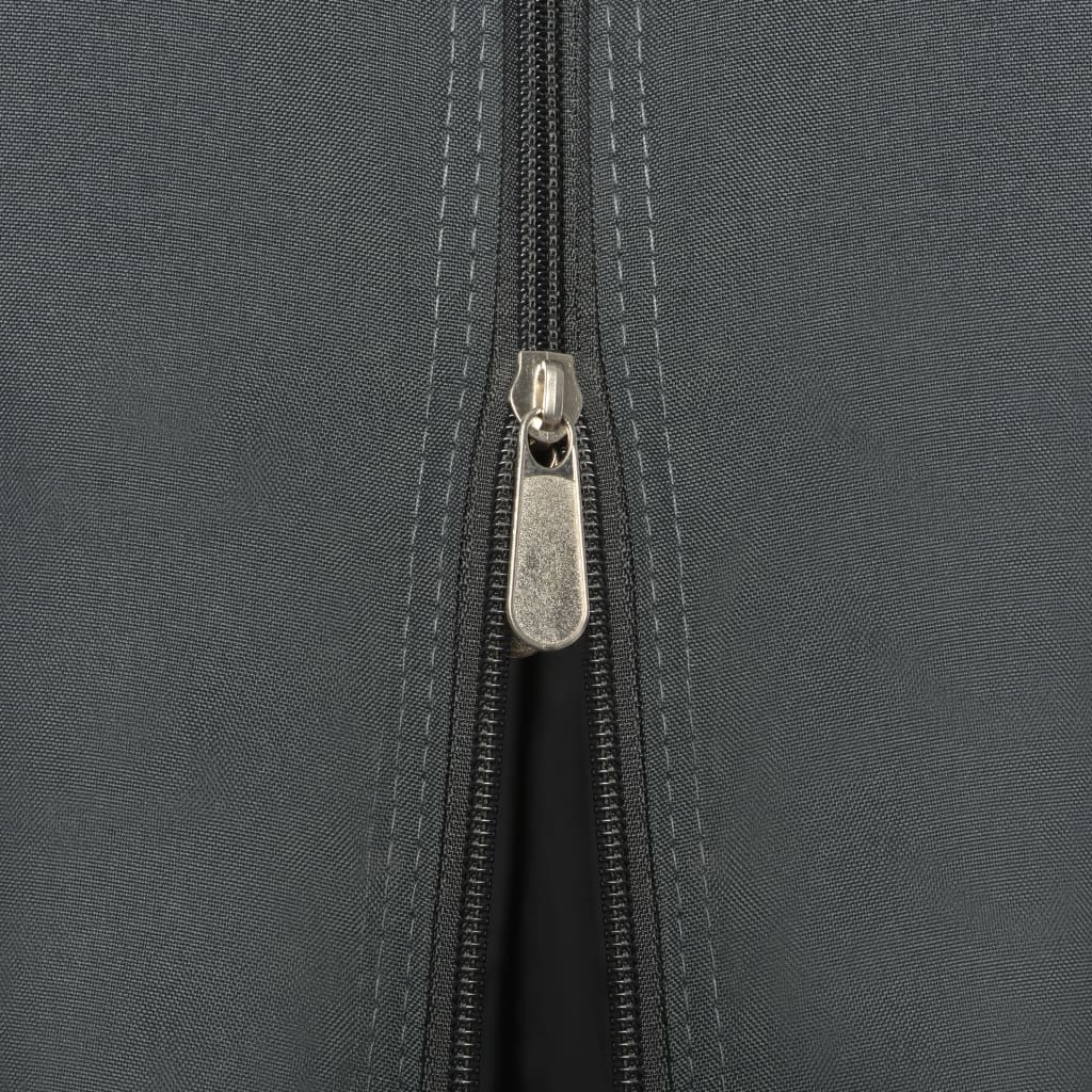 Gartenpavillon mit Vorhang Aluminium 3×3 m Schwarz