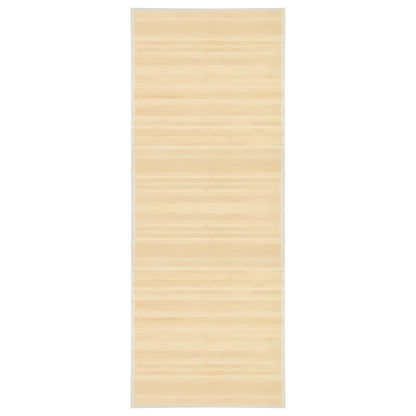 Teppich Bambus 80x200 cm Natur