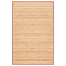 Teppich Bambus 100x160 cm Braun