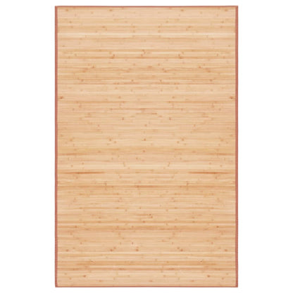 Teppich Bambus 100x160 cm Braun