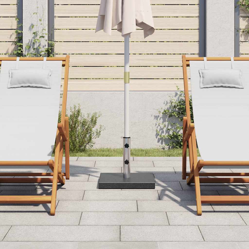 Sonnenschirmständer Granit 28,5 kg Quadratisch Schwarz