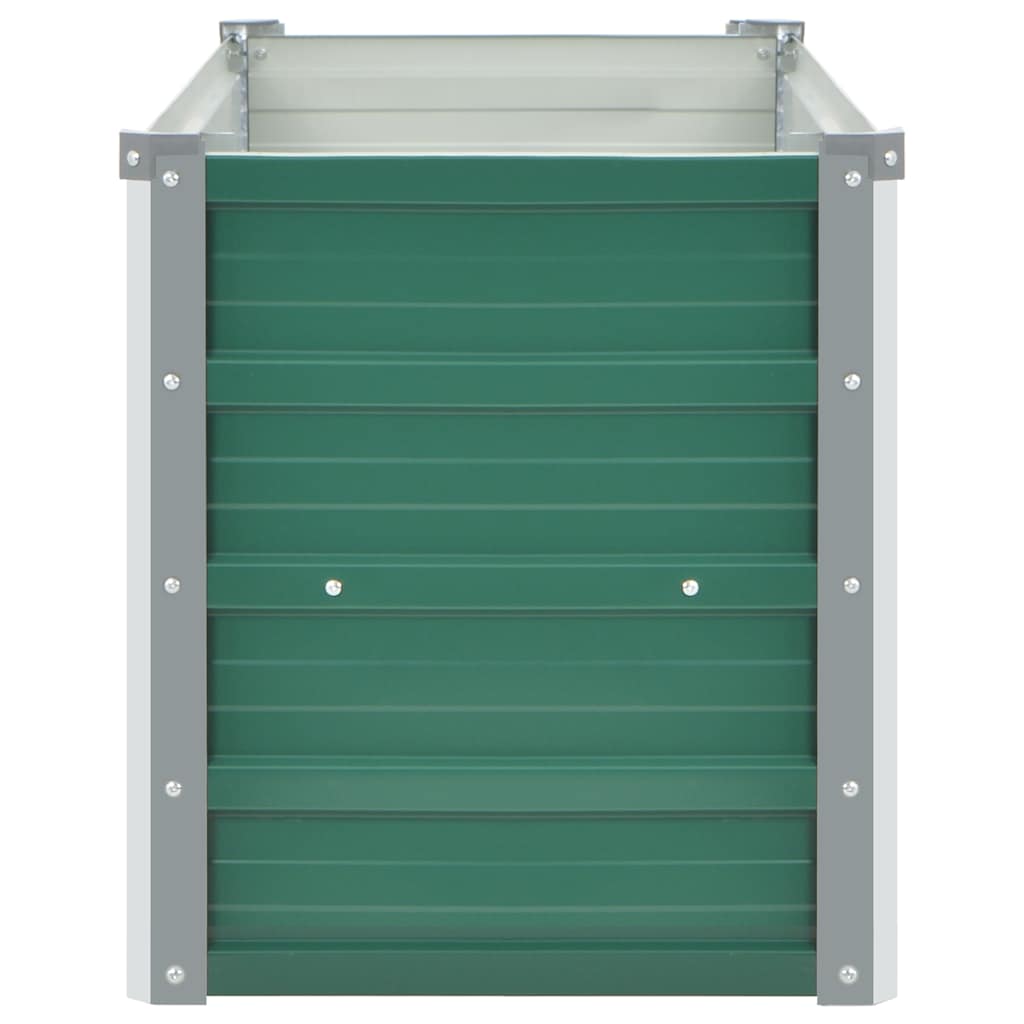 Garten-Hochbeet Verzinkter Stahl 100x40x45 cm Grün