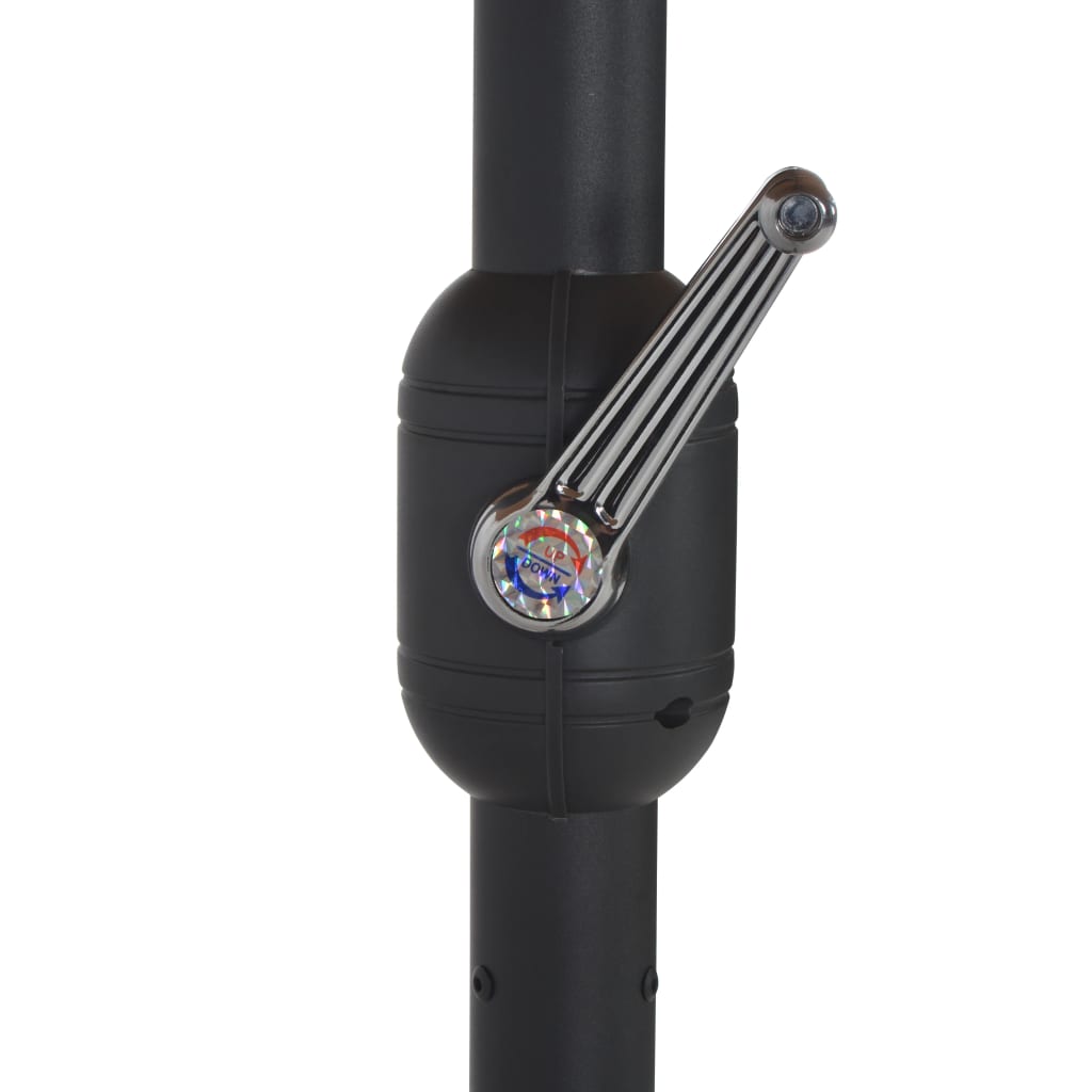 Sonnenschirm mit Aluminium-Mast 460x270 cm Grün