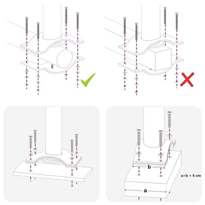 Einziehbare Seitenmarkise 160x300 cm Grau