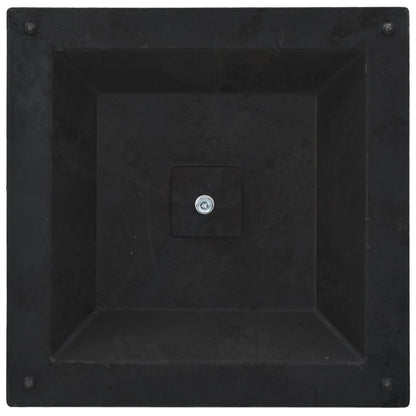 Sonnenschirmfuß Quadratisch 12 kg Bronzefarben Polyharz