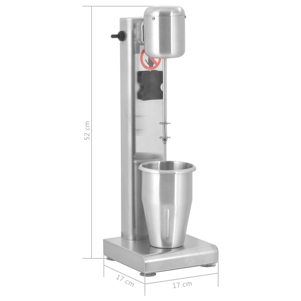 Milchshake-Mixer Edelstahl 1 L 1 L (1 Shaker)