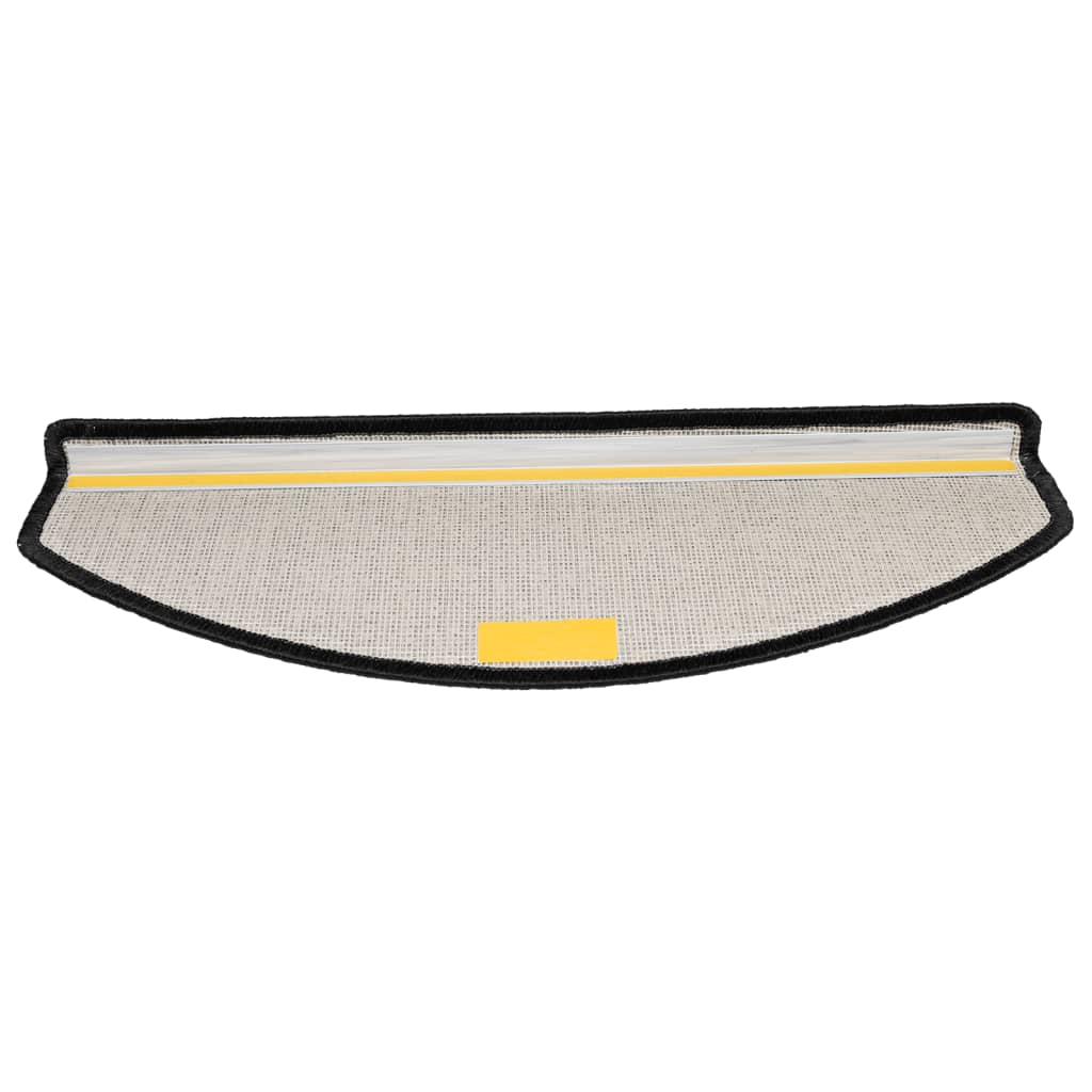 Stufenmatten 15 Stk. 65x24x4 cm Anthrazit Halbrund Groß