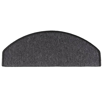 Stufenmatten 15 Stk. 65x24x4 cm Anthrazit Halbrund Groß