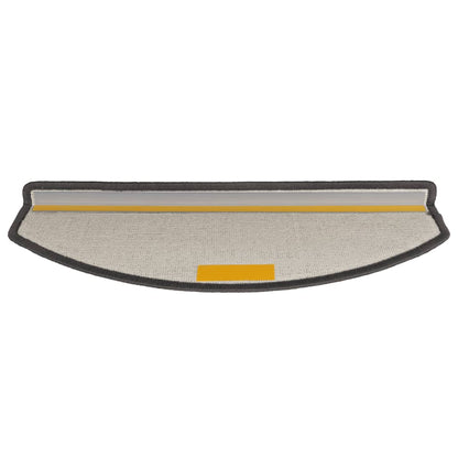 Stufenmatten 15 Stk. 65x24x4 cm Dunkelgrau Halbrund Groß