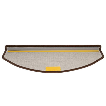 Stufenmatten 15 Stk. 65x24x4 cm Kaffeebraun Halbrund Groß