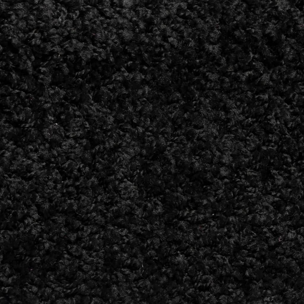 Stufenmatten 15 Stk. 56x17x3 cm Schwarz Halbrund