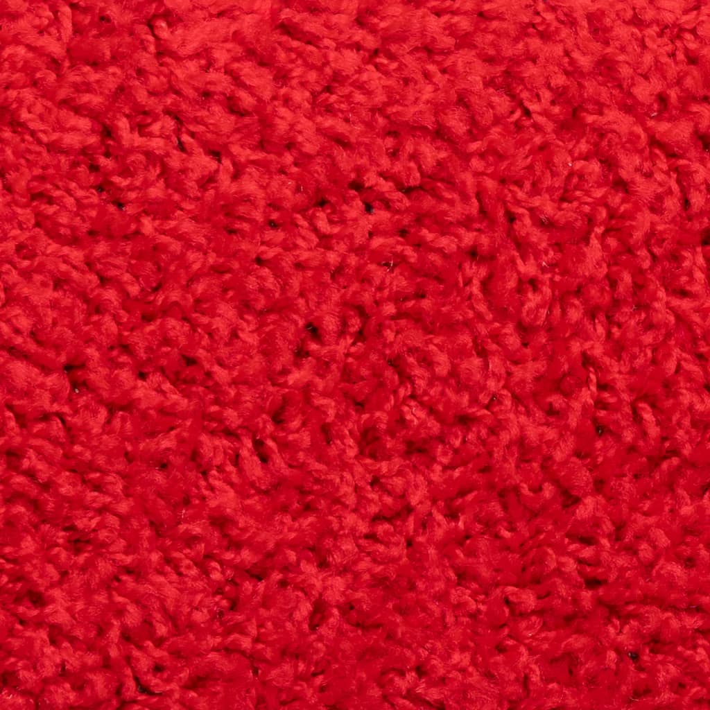 Stufenmatten 15 Stk. 56x17x3 cm Rot Halbrund
