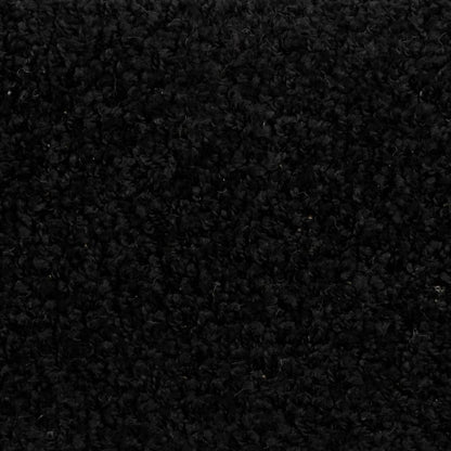 Stufenmatten 15 Stk. 65x21x4 cm Schwarz Halbrund Groß