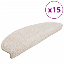Stufenmatten 15 Stk. 65x21x4 cm Weiß Halbrund Groß