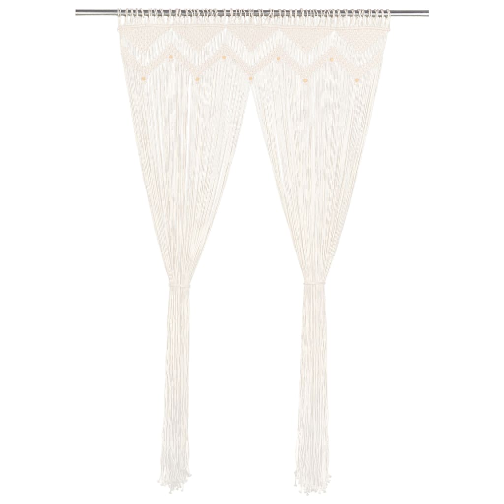 Makramee Vorhang 140×240 cm Baumwolle