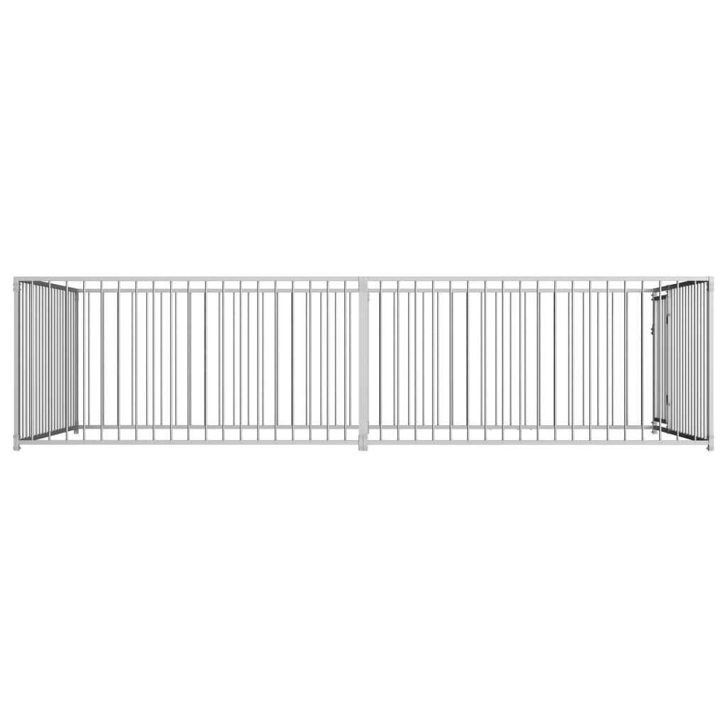 Outdoor-Hundezwinger 200×400×100 cm
