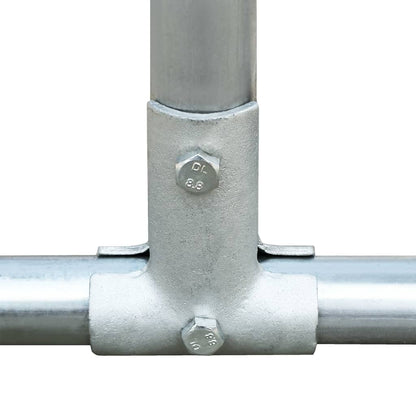 Hühnerstall 5x1x1,5 m Verzinkter Stahl