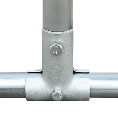 Hühnerstall 5x1x1,5 m Verzinkter Stahl