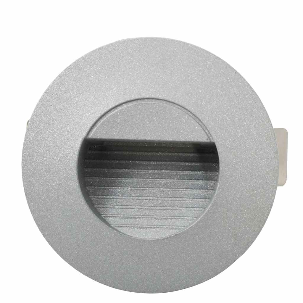 Außenwandleuchten 6 Stk. LED 2 W Silbern Rund