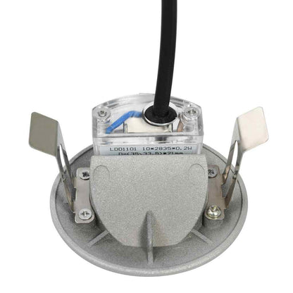 Außenwandleuchten 6 Stk. LED 2 W Silbern Rund