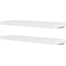 Wandregale 4 Stk. Weiß 80 cm