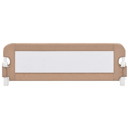 Kleinkind-Bettschutzgitter Taupe 120x42 cm Polyester
