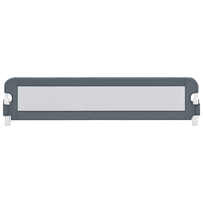 Kleinkind-Bettschutzgitter Grau 180x42 cm Polyester