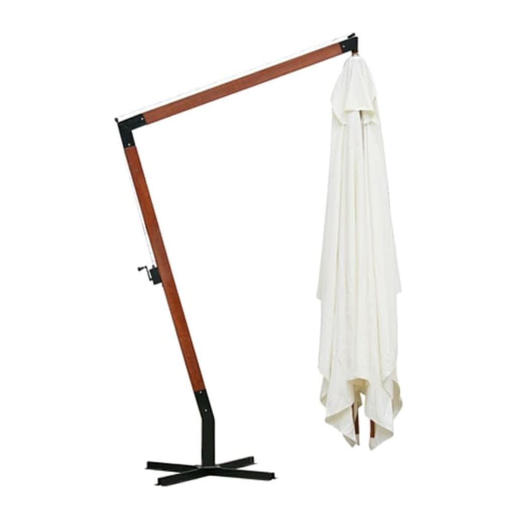 Sonnenschirm 300x400 cm Weiß