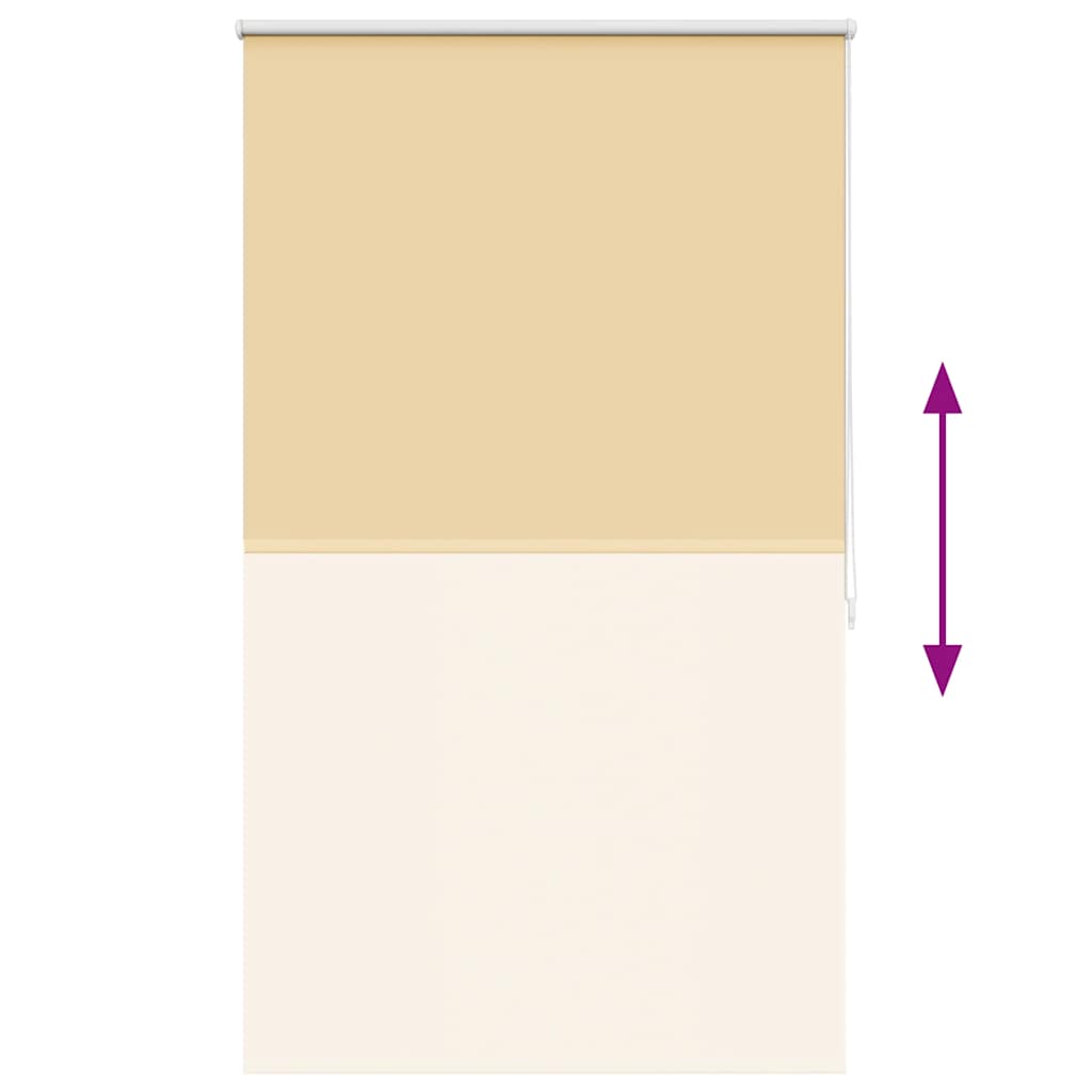 Verdunkelungsrollo Verdunklungsrollo 80 x 175 cm beige