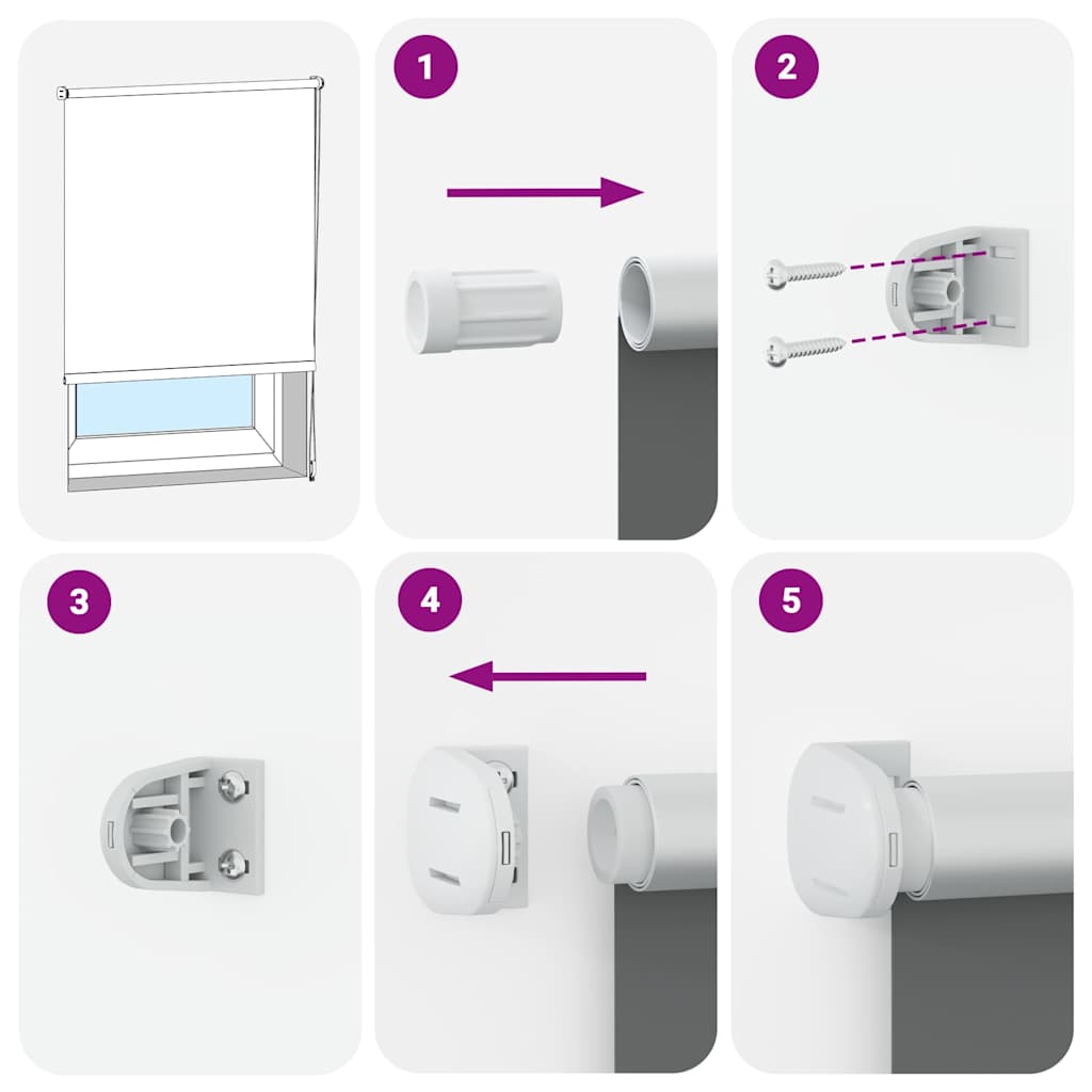 Verdunkelungsrollo Verdunklungsrollo 100 x 175 cm blau