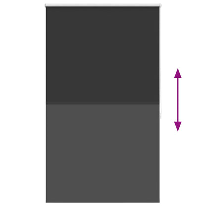 Verdunkelungsrollo Verdunklungsrollo 100 x 175 cm schwarz