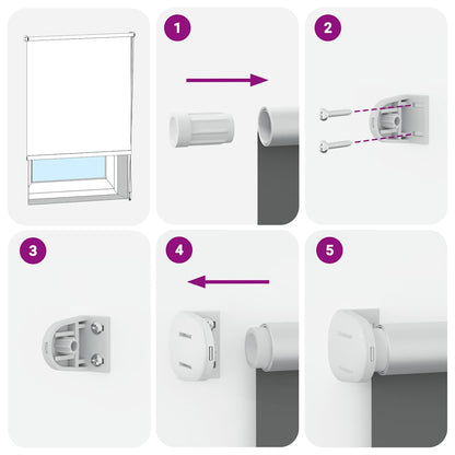 Verdunkelungsrollo Verdunklungsrollo 160 x 175 cm coffee