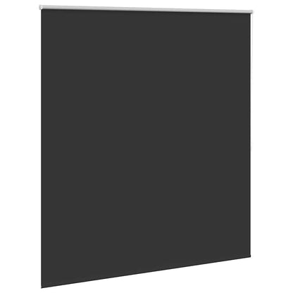 Verdunkelungsrollo 160 x 175 cm schwarz