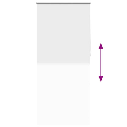 Verdunkelungsrollo 80 x 230 cm weiß