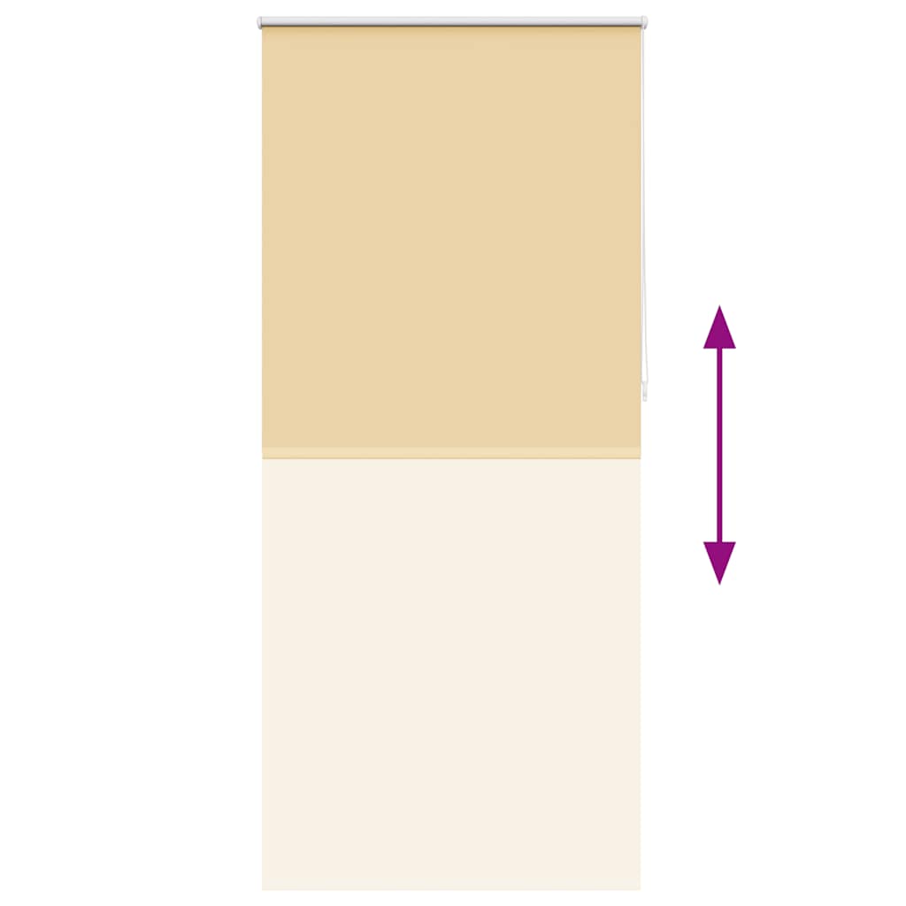 Verdunkelungsrollo Verdunklungsrollo  80 x 230 cm beige