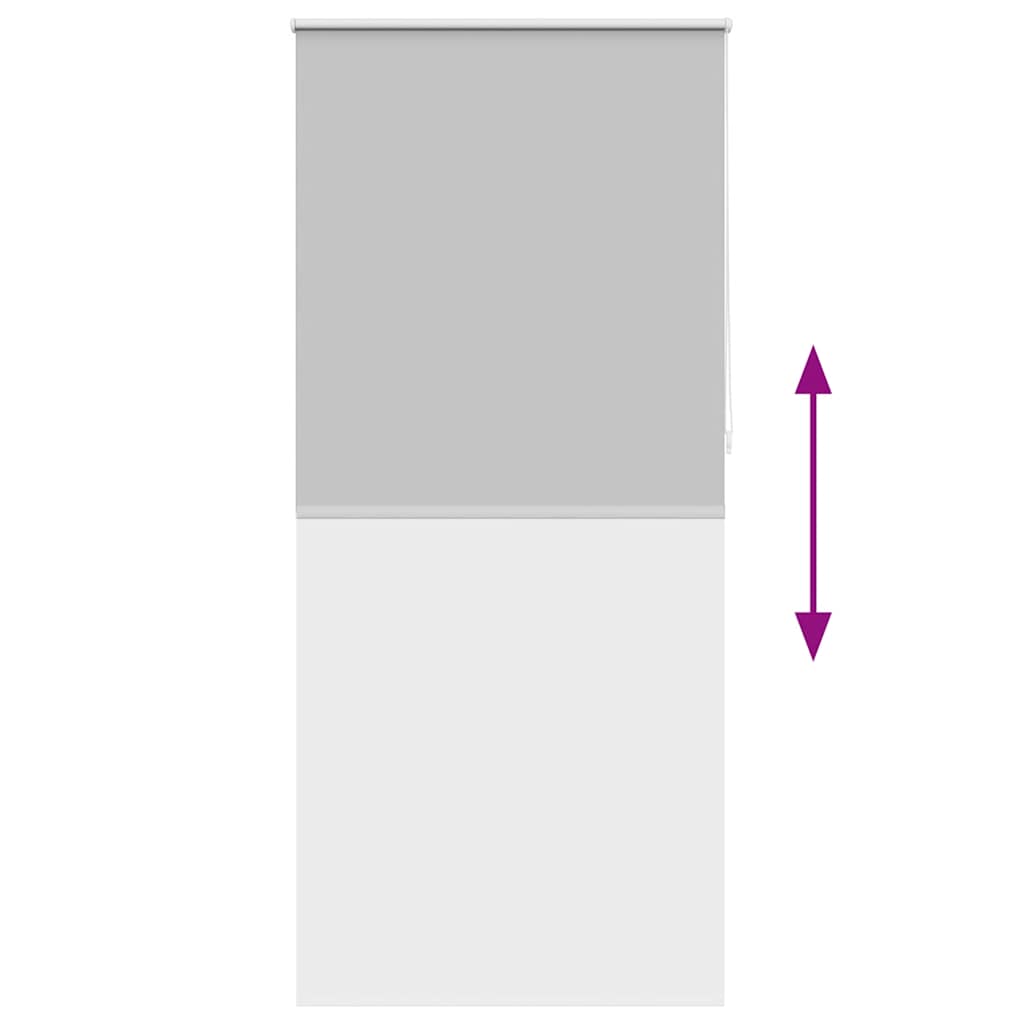 Verdunkelungsrollo 80 x 230 cm grau