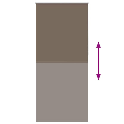 Verdunkelungsrollo Verdunklungsrollo100 x 230 cm coffee