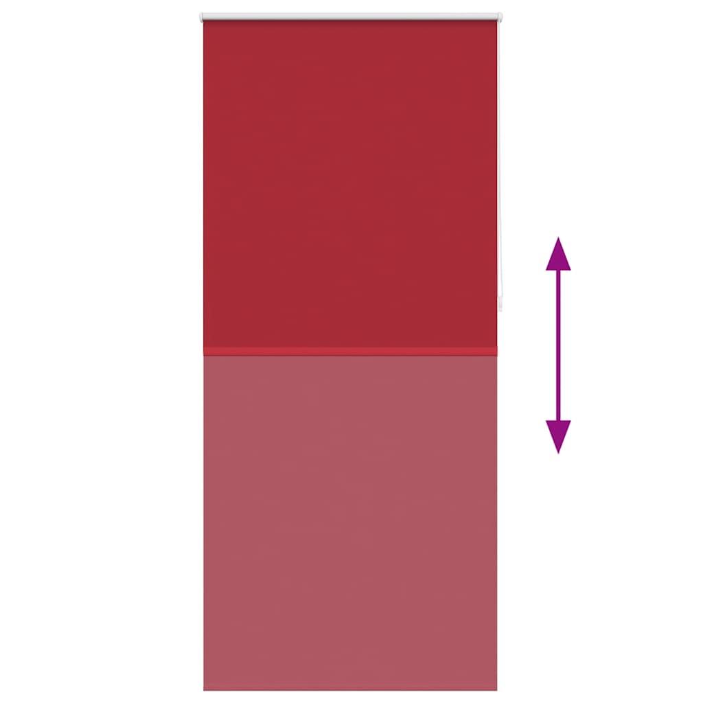 Verdunkelungsrollo 100 x 230 cm rot
