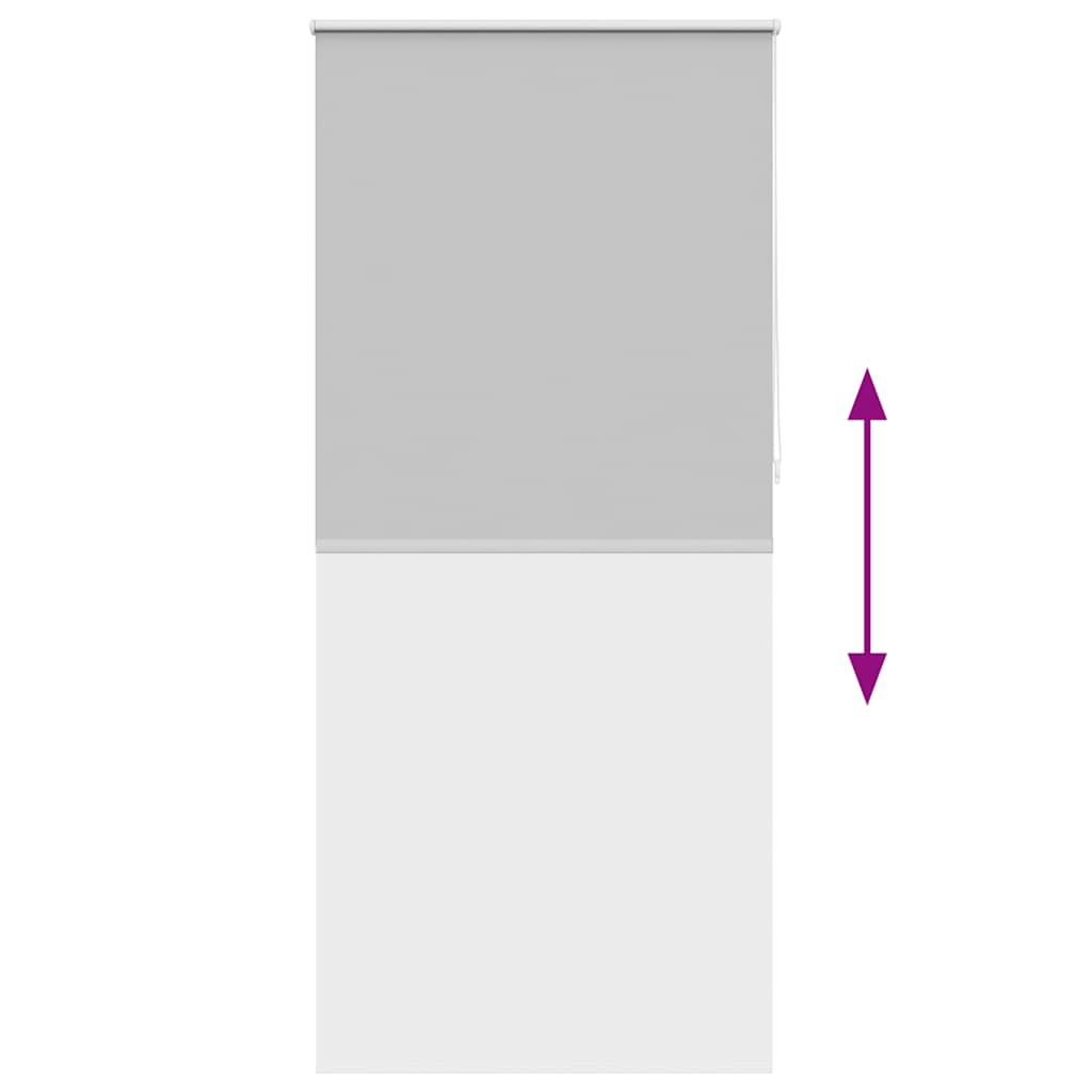 Verdunkelungsrollo 100 x 230 cm grau