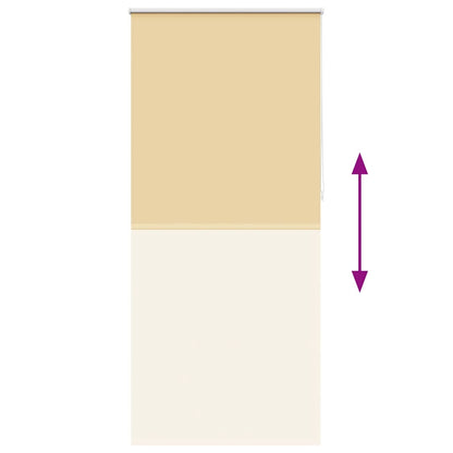 Verdunkelungsrollo 120 x 230 cm beige