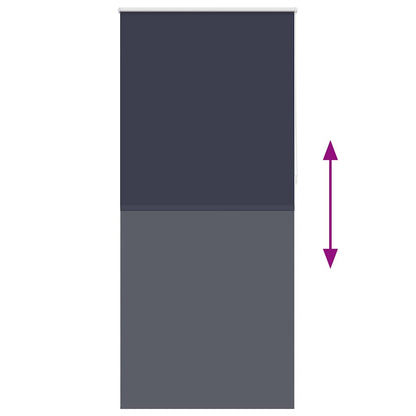 Verdunkelungsrollo Rollo 120 x 230 cm blau