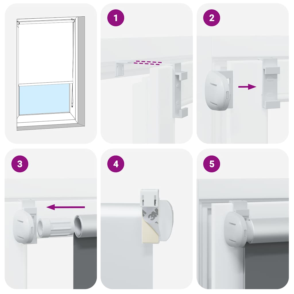 Verdunkelungsrollo Rollo 120 x 230 cm grau