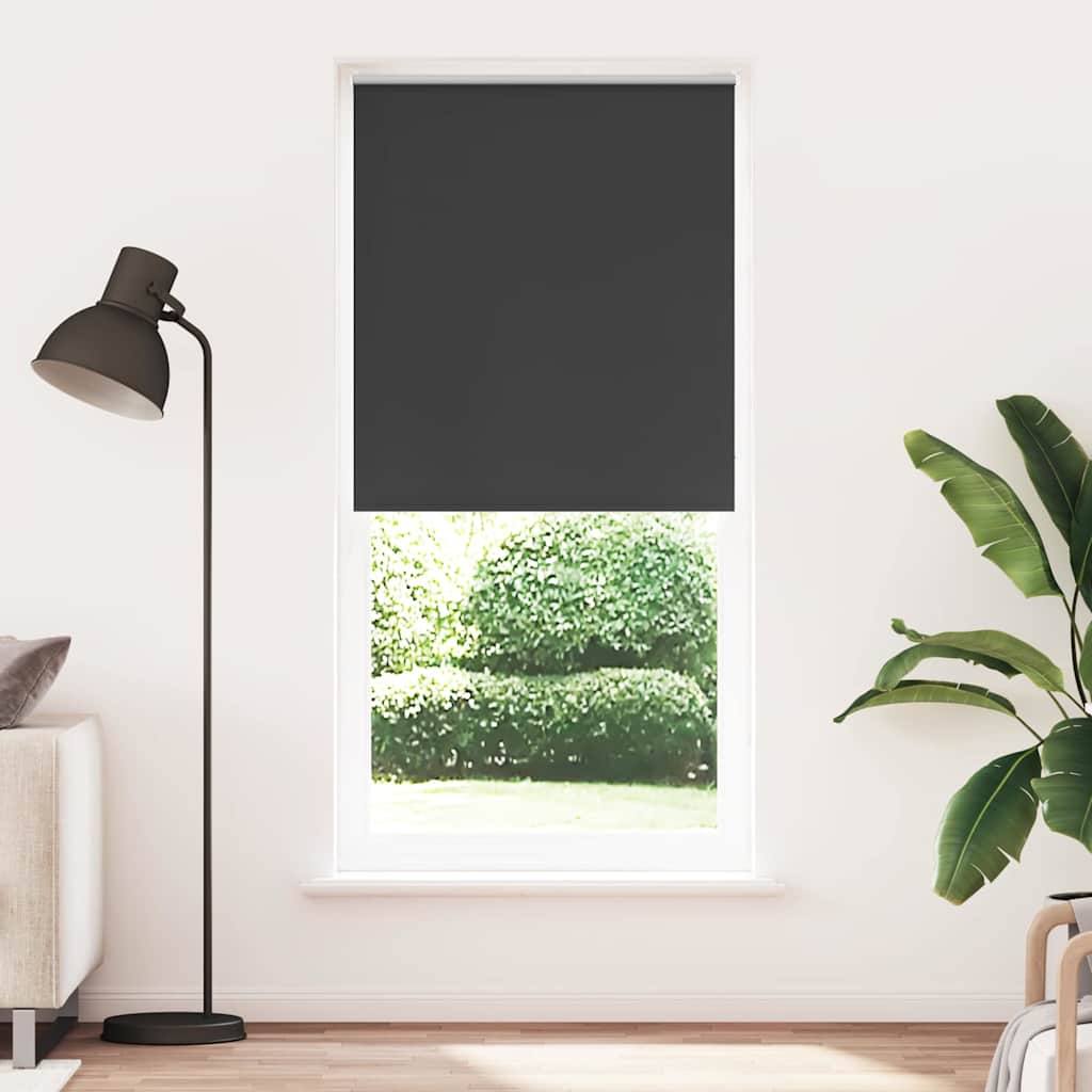 Verdunkelungsrollo Rollo 120 x 230 cm schwarz