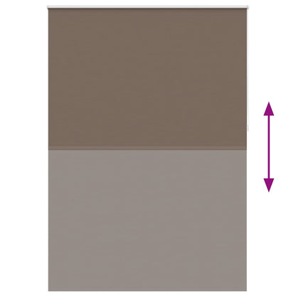 Verdunkelungsrollo 160 x 230 cm braun