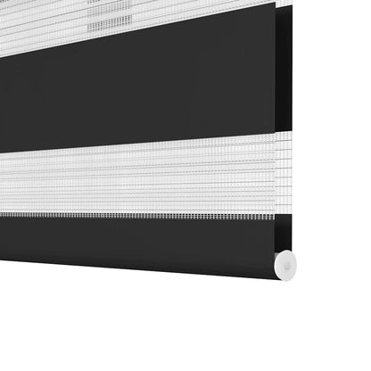 Doppelrollo 40 x 100 cm schwarz