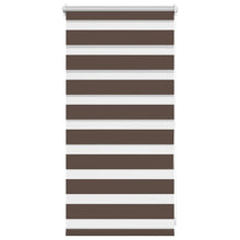 Doppelrollo 40 x 100 cm Kaffeebraun