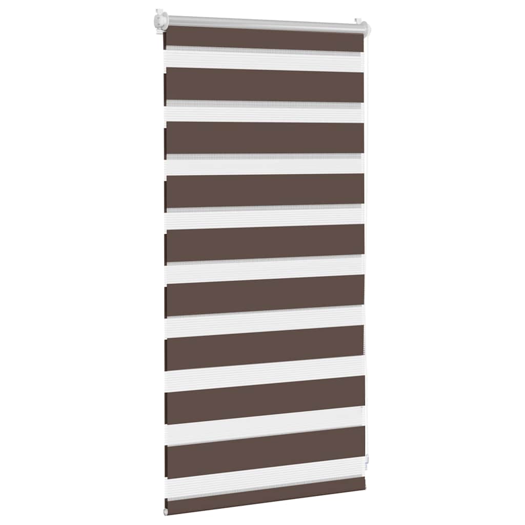 Doppelrollo 40 x 100 cm Kaffeebraun