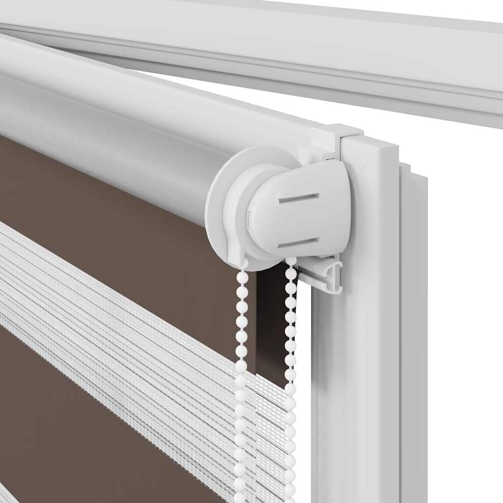 Doppelrollo 40 x 100 cm Kaffeebraun