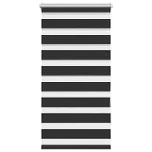 Doppelrollo 60 x 120 cm schwarz