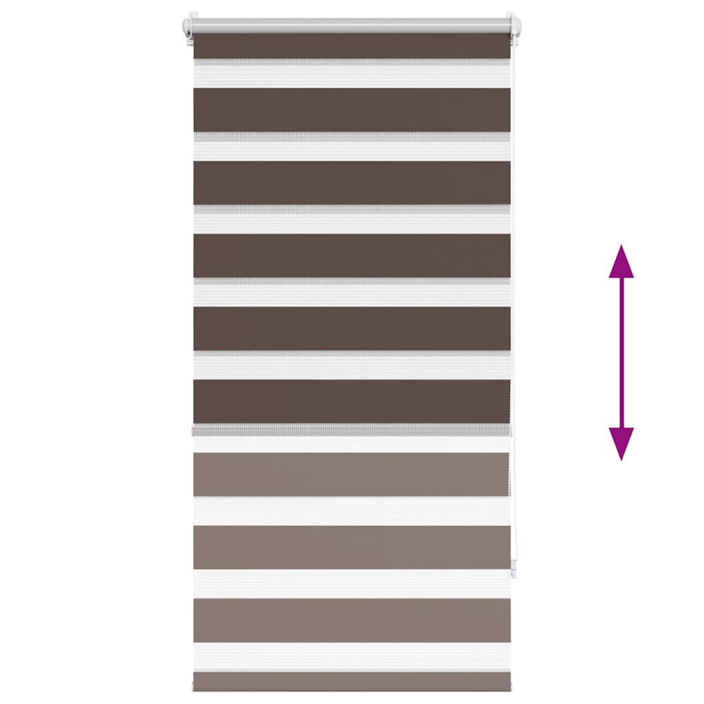 Doppelrollo 60 x 120 cm braun